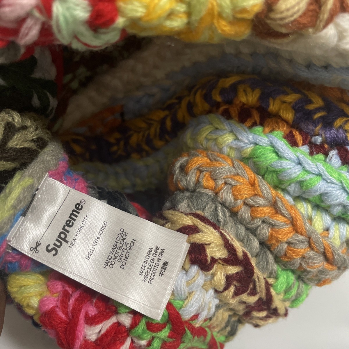 Supreme Hand Tied Beanie Multicolor Sealed Brand New | eBay