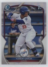 2023 Bowman Chrome Prospects Refractor /499 Yunior Garcia #BCP-142 19ot