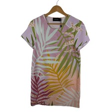 MINKPINK Palm Springs Tee Dress Size XS Tropical Colorful Pastel Resort Vacation