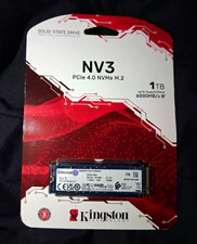Kingston NV3 1TB PCIe 4.0 NVMe M.2 Internal SSD 6000MB/s SNV3S/1000G