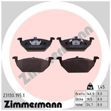 Satz Bremsbeläge Bremsklötze vorne für Seat Leon 1M1 MII KF1 Toledo 2 id80420