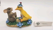 Fitz And Floyd Charming Tails You Quack Me Up Figurine 89/105 W/Box And Tag