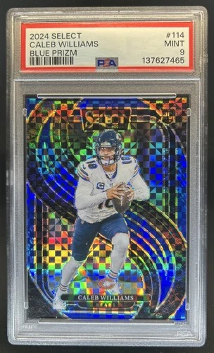 2024 Select Caleb Williams Premier Blue Prizm RC #/175 Bears PSA 9