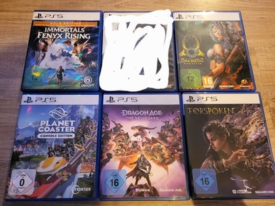 Ps5 Spiele Drgon Age Sacred 2 immortal Fenyx gold Forsaken Planet Coaster