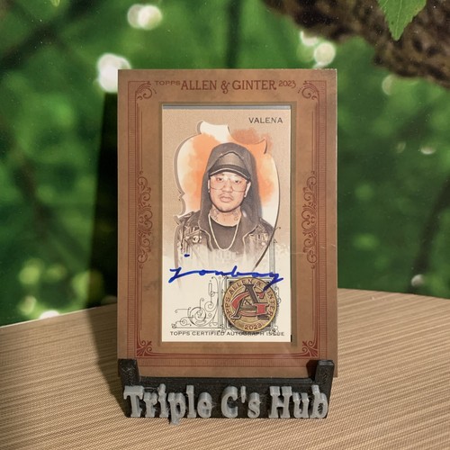 2023 Topps Allen & Ginter Jonathan Valena #MA-JV Mini Framed Auto