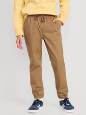 Old Navy Youth Boys Size XL 14/16 Built-In Flex Twill Jogger Pants in Tan 30