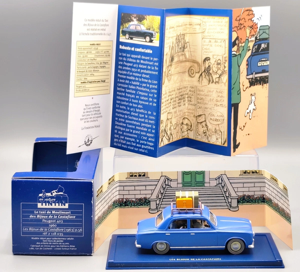 LOT DE 8 Voitures Miniatures Tintin - Editions Atlas 1/43 EUR 79,90 - FR LOT DE 8 Voitures Miniatures Tintin - Editions Atlas 1/43 EUR 79,90 - FR