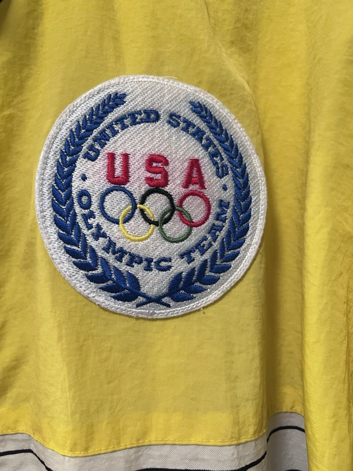 Vintage Men’s 1990’s Apex One USA Olympics Windbreaker Added Patches XL-READ!! - Image 3 of 4