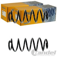 2X Spidan Fahrwerksfedern Hinten Passend FÜR Fiat Stilo Links+Rechts