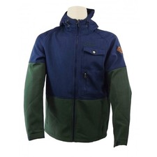 O'Neill Edge Hyperfleece Softshell Hooded Jacket, Men's Size Large, Ink Blue New