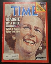 Time Magazine June 20, 1983 British Prime Minister Margaret Thatcher