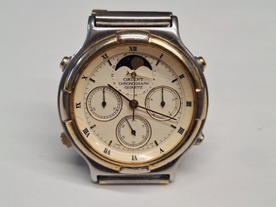 Orient Vintage J38001-70 CS Chronograph Seiko 7A48 Herrenuhr Quarz 39mm