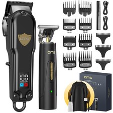 GTSPro Hair Clippers for Men, and Trimmers Set, Barber Shield-black