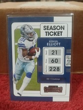 Ezekiel Elliott 2021 Panini Contenders Football #26 NFL Cowboys