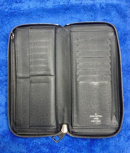 Louis Vuitton Monogram Eclipse Vertical Zippy Round Long Wallet Black - Picture 6 of 8
