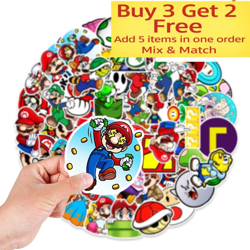 S Nintendo Super Mario Luggage Phone Laptop Fridge