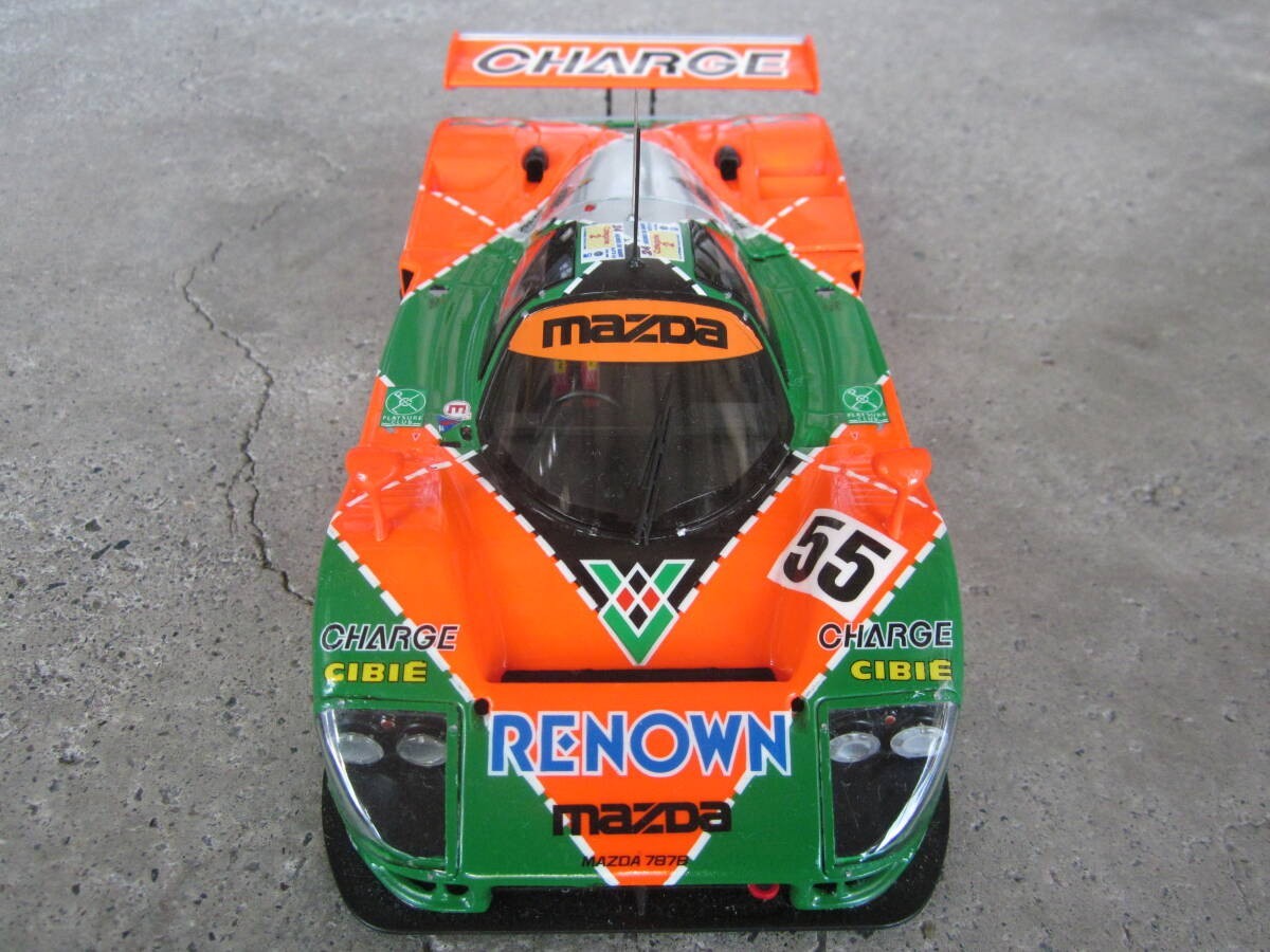 TAMIYA 1/24 Mazda 787B Painted ”CHARGE” LM 1991 #55 WINNER