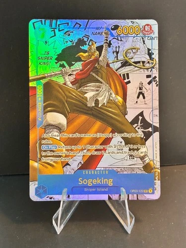 One Piece Sogeking OP03-122 Manga Background Alt Art Custom/Fan Art