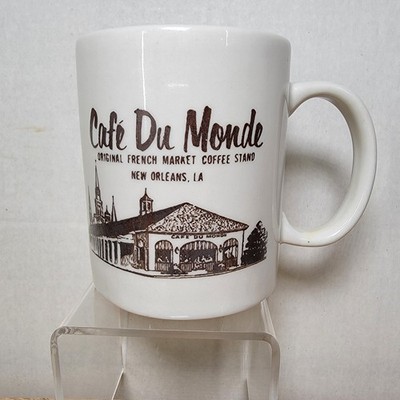 Cafe Du Monde, New Orleans LA White Ceramic Coffee Mug 10 oz