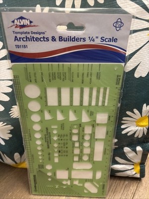 ALVIN Template Designs Architects & Builders 1/4 Scale TD1151