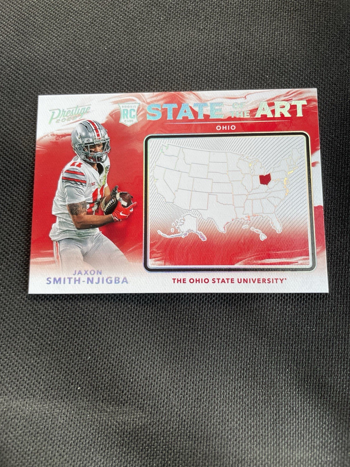 2023 Prestige Football State Of The Art No. 7 Jaxon Smith-Njigba Case Hit OSU