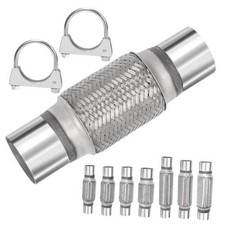 Double Braid Exhaust Flex Pipe - Stainless Steel