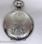 ANTIQUE ROCKFORD MODEL 1 KEY WIND 18s HUNTER POCKET WATCH 1878 COIN SILVER