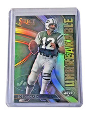 2020 Panini Select Joe Namath Unbreakable Silver Prizm #U2 New York Jets