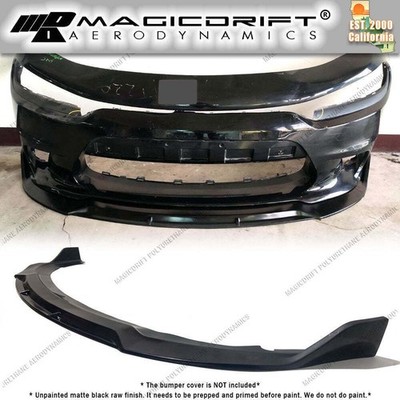 For 15-22 Dodge Charger SCAT PACK / SRT XM V2 Style Front Bumper Lip Spoiler PU