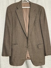 Ermenegildo Zegna Silk/Wool Tweed Houndstooth 2-Button Suit 42R