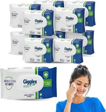 Giggles Antibacterial Cleaning Wipes Fresh Multipurpose Kills 99.99% Germs