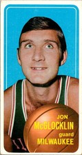 1970-71 Topps basketball Milwaukee Bucks Jon McGlocklin #139