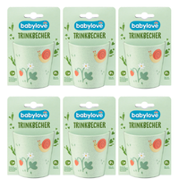 6 X 1 St. Babylove Trinkbecher GrüN, Gartentiere, Ab 6. Monat