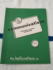 VTG Hallicrafters Co SX-100 Operating And Service Instructions Manual Ham Radio