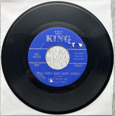 JAMES BROWN ''It's A Man's Man's Man's World'' 1966 7'' 45rpm Single King Records  
