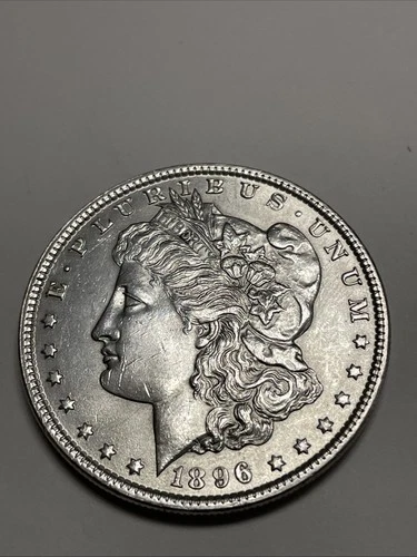 1896 Morgan Silver Dollar Brilliant Uncirculated Details