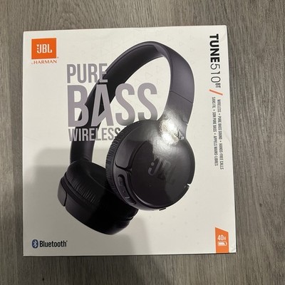 JBL Tune 510BT - Wireless on-ear headphones - Pure Bass. Zero Cables. - Black