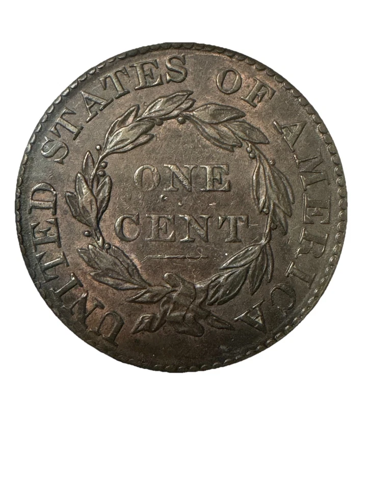 1826 Philadelphia Mint Copper Coronet Head Large Cent - Image 2 of 3