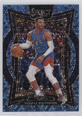 2024 Panini Select Concourse Light Blue Disco Prizm 65/99 Russell Westbrook 1f8v