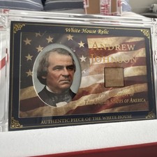 Word From POTUS White House Relic Andrew Johnson Card 72/149 Limited Edition