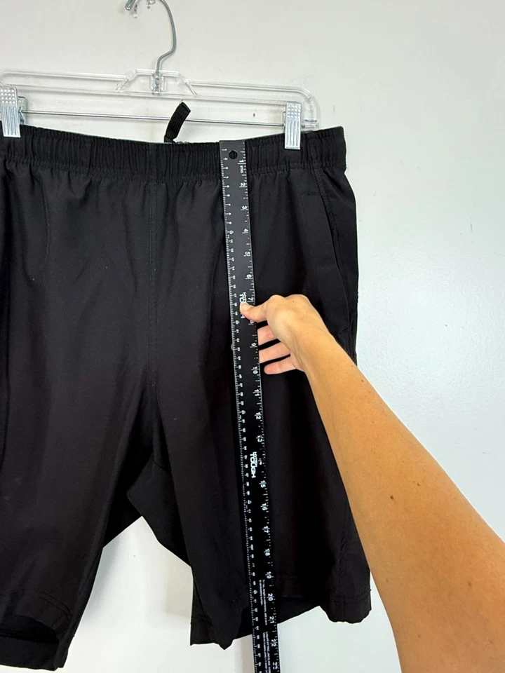 Pantalones cortos para hombre Free Country Micro Tech negros medianos Foto 3 de 4