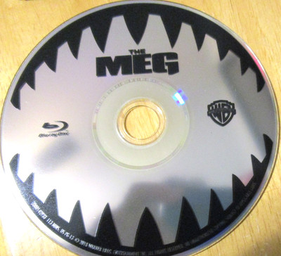THE MEG (Bluray, 2018)Jason Statham, NO CASE, Read Descript Section