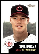 Chris Reitsma 2002 Topps Heritage #48 Reds MLB READ FREE SHIPPING AutographDen