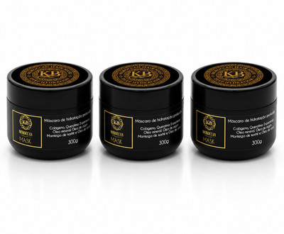 3 X Pack KB Moroccan Home Hair Care Deep Hydrating Mask, 10.1oz  300g