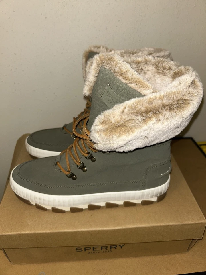 Sperry Women’s Torrent Winter snow Boot-olive, Size 11 - Изображение 3 из 4