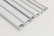 White PVC Cable Trunking 1M Mini Wire Cover Electrical Conduit Strip