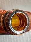 OLD 1930'S REICHSWEHR AMBER GLASS FLASK BOTTLE ORIGINAL BAKELITE CAP PRISTINE — photo 3