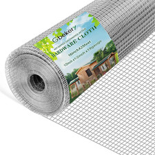 1/2 Inch Hardware Cloth 16In X 25Ft 19 Gauge Galvanized Wire Fencing Roll