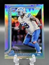 2025 Tate Ratledge Topps Chrome Football Refractor Lions