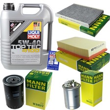 INSPEKTIONSKIT FILTER LIQUI MOLY ÖL 5L 5W-40 für VW Polo Variant 6KV5 1.9 TDI